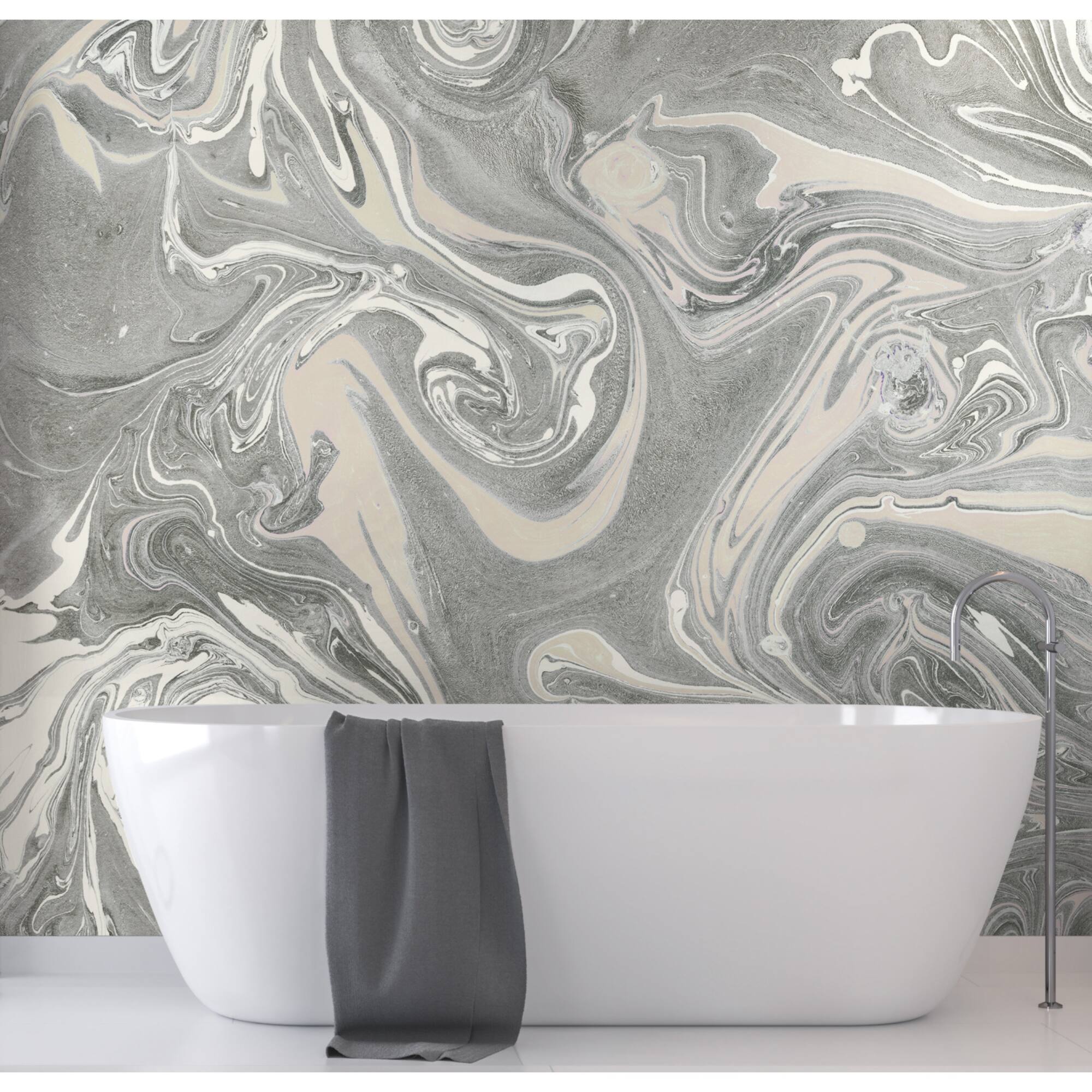 RoomMates Mr. Kate Acrylic Pour Peel & Stick Wallpaper Mural
